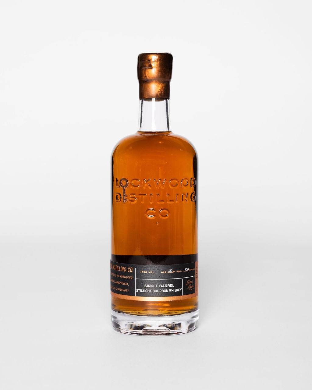 Single Barrel Straight Bourbon Whiskey - Lockwood Distilling Co